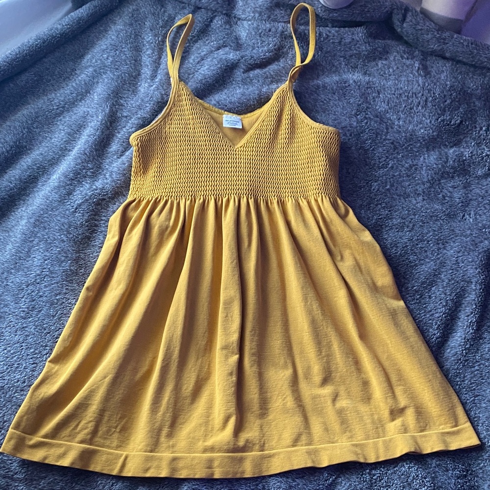 Yellow Knit Sundress
